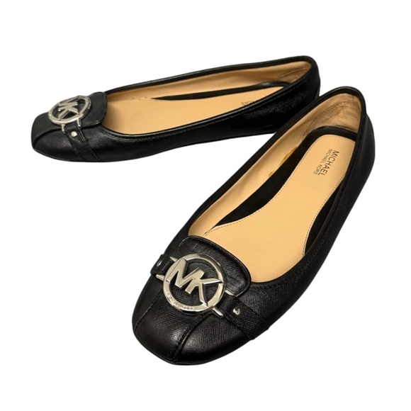 Michael Kors Black Ballet Flats - Picture 2 of 10